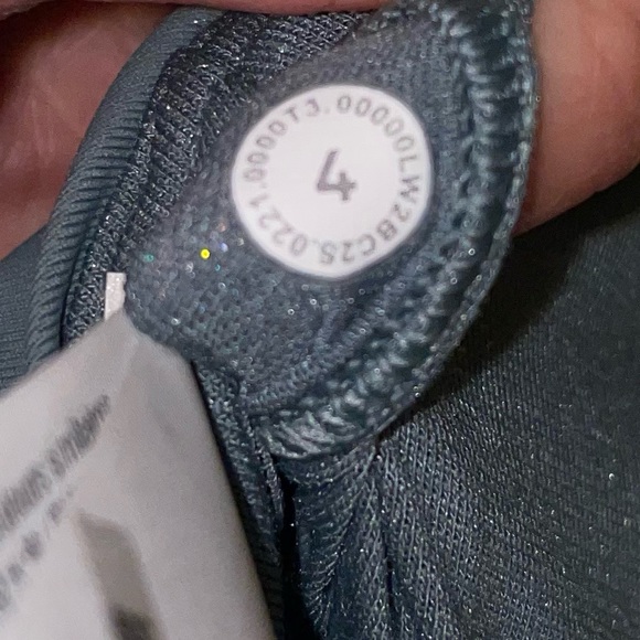 ✨NWT Lululemon Pushing Limits Bra C/D – Tidewater Teal – Size 4 - Picture 3 of 3